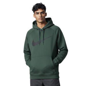 Nike Dri-Fit Hoodie Men's Size M French Terry Lined Lightweight Green Swoosh NWT